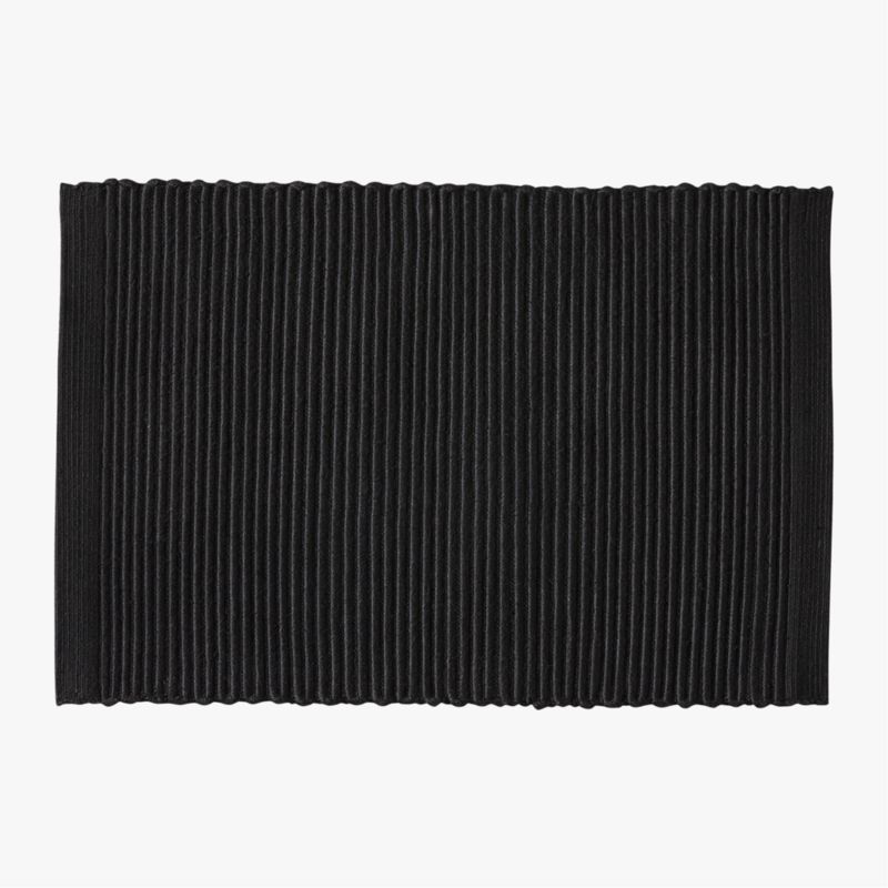 Diver Handwoven Ribbed Black Indoor/Outdoor Performance Doormat 2'x3' - image 0 of 4