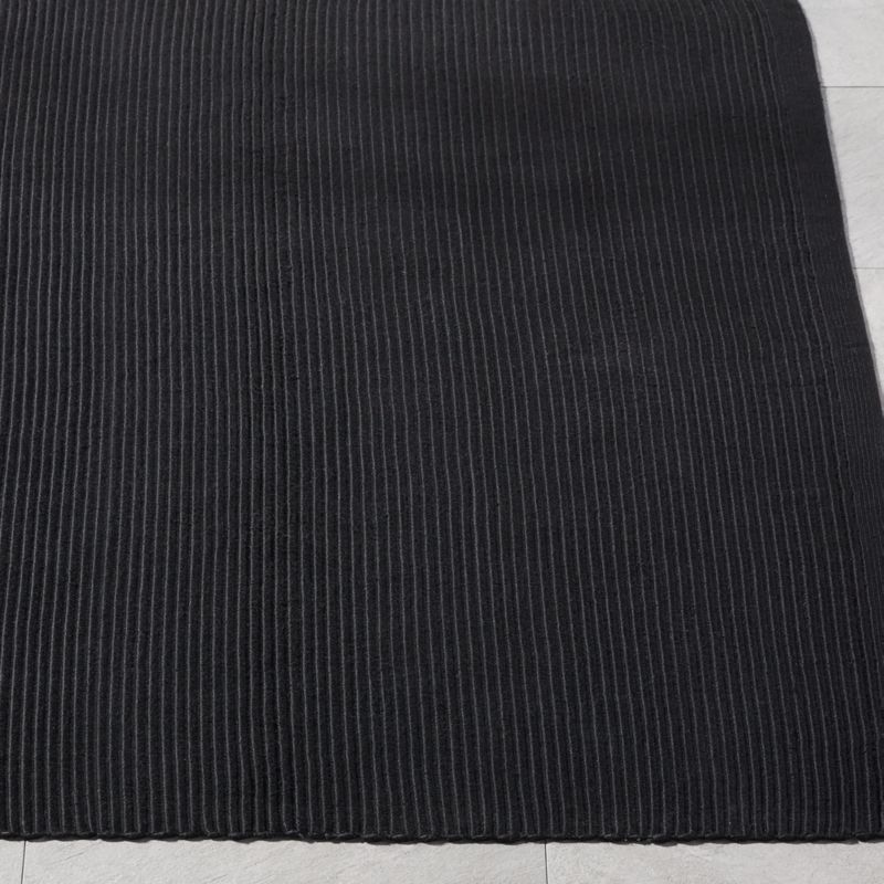 Diver Handwoven Ribbed Black Indoor/Outdoor Performance Area Rug 12'x15' - image 2 of 4