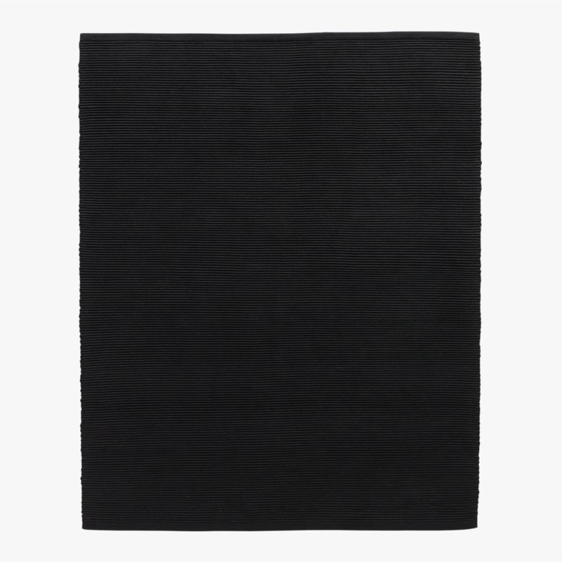 Diver Handwoven Ribbed Black Indoor/Outdoor Performance Area Rug 12'x15' - image 0 of 4