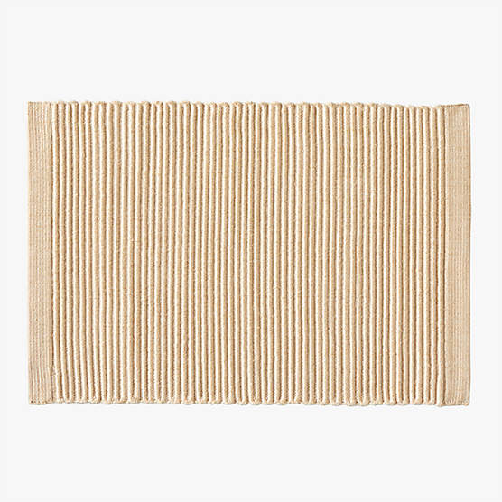 Diver Handwoven Ribbed Neutral Indoor/Outdoor Performance Doormat 2'x3'