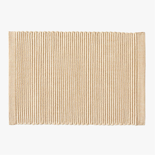 Diver Handwoven Ribbed Neutral Indoor/Outdoor Performance Doormat 2'x3'