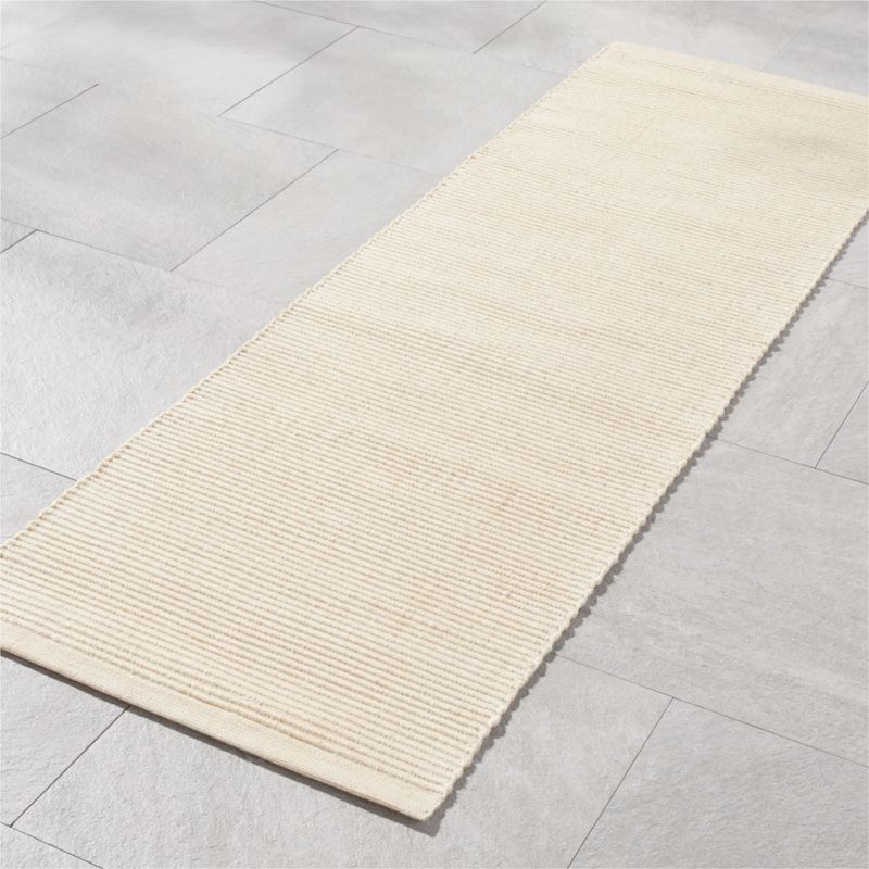 Diver Handwoven Ribbed Neutral Indoor/Outdoor Performance Runner Rug 2.5'x8' - image 1 of 3