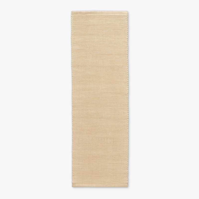 View Diver Handwoven Ribbed Neutral Indoor/Outdoor Performance Runner Rug 2.5'x8' details