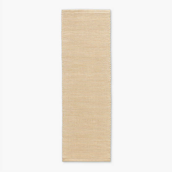 Diver Handwoven Ribbed Neutral Indoor/Outdoor Performance Runner Rug 2.5'x8'