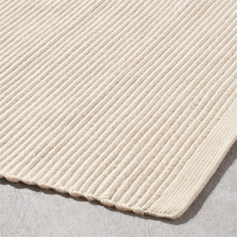 Diver Handwoven Ribbed Neutral Indoor/Outdoor Performance Area Rug 9'x12' - image 3 of 5