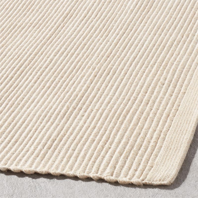 Diver Handwoven Ribbed Neutral Indoor/Outdoor Performance Area Rug 12'x15' - image 3 of 4