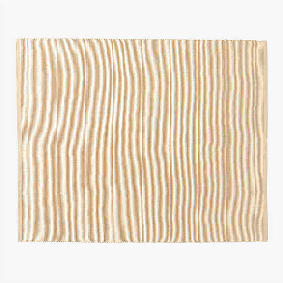 Faro Modern Handwoven Performance White and Natural Indoor/Outdoor Area