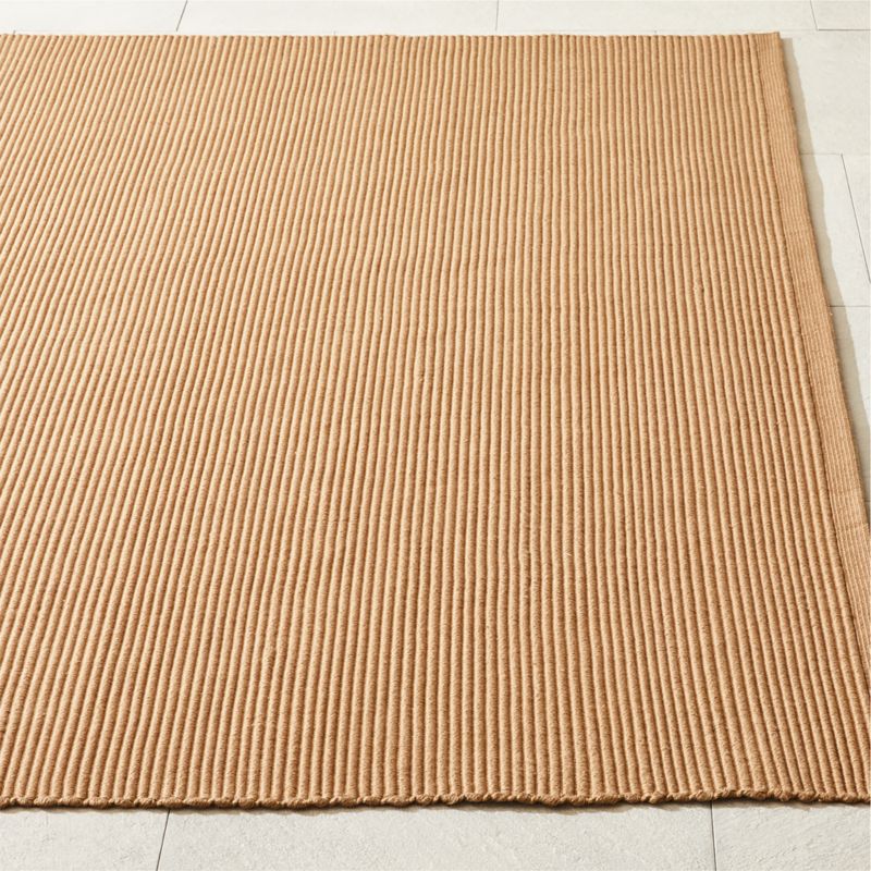 Diver Handwoven Ribbed Sand Indoor/Outdoor Performance Area Rug 9'x12' - image 2 of 5