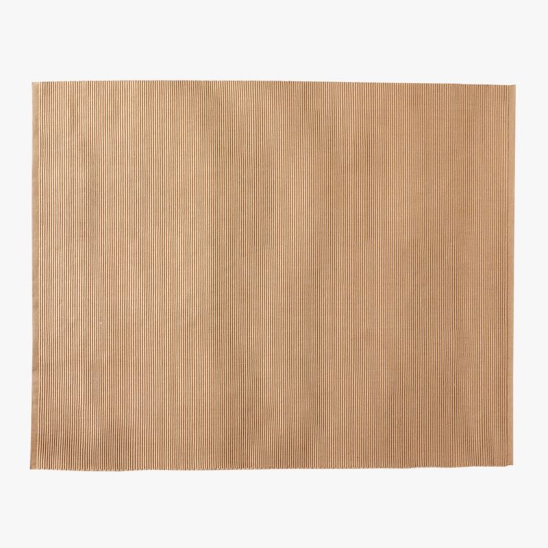 Diver Sand Ribbed Handwoven Performance Indoor/Outdoor Area Rug 8x10