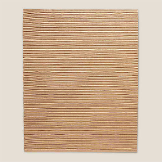 Diver Handwoven Ribbed Sand Indoor/Outdoor Performance Area Rug