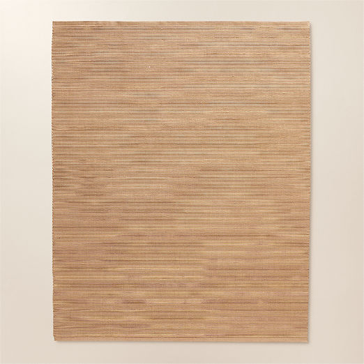 Diver Handwoven Ribbed Sand Indoor/Outdoor Performance Area Rug 6'x9'