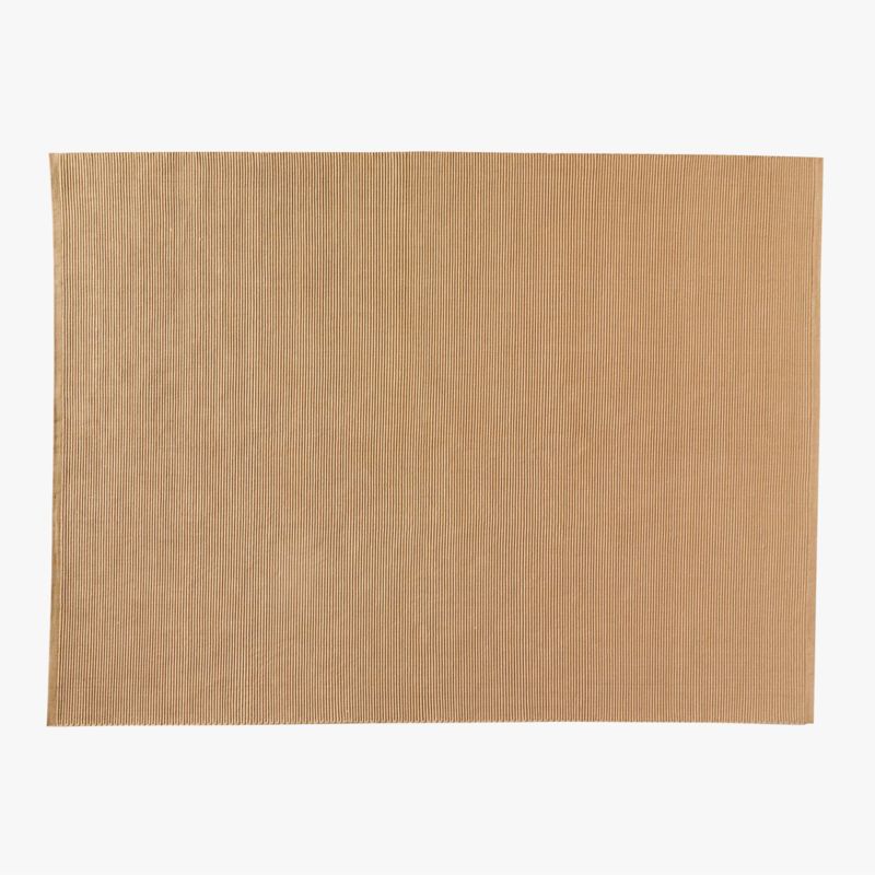 Diver Sand Ribbed Handwoven Performance Indoor/Outdoor Area Rug 9'x12