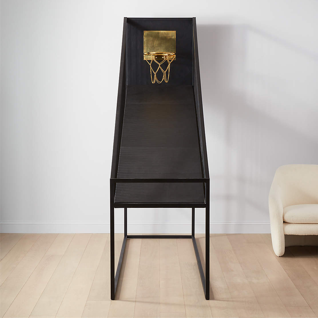 Black Leather Basketball Hoop + Reviews CB2 Canada