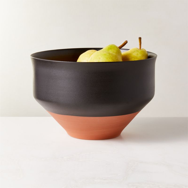 Dolce Large Black Serving Bowl - image 1 of 3