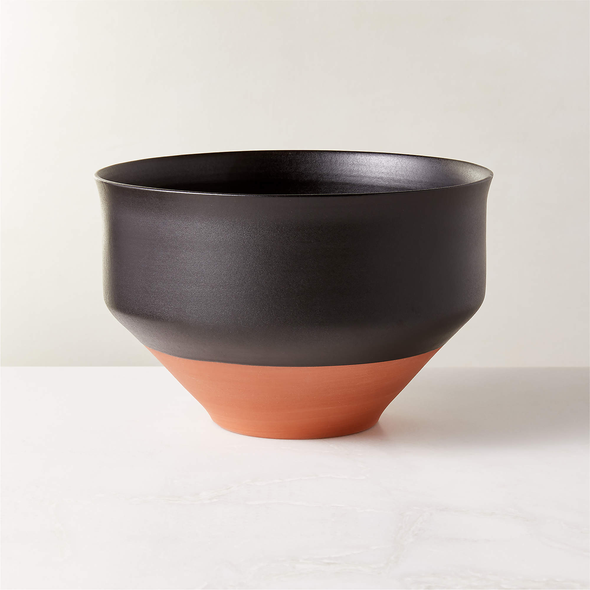 Dolce Modern Black Large Serving Bowl + Reviews | CB2 Canada