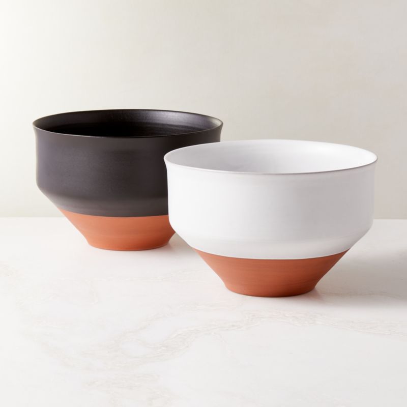 Dolce White Terracotta Soup Bowl + Reviews | CB2 Canada