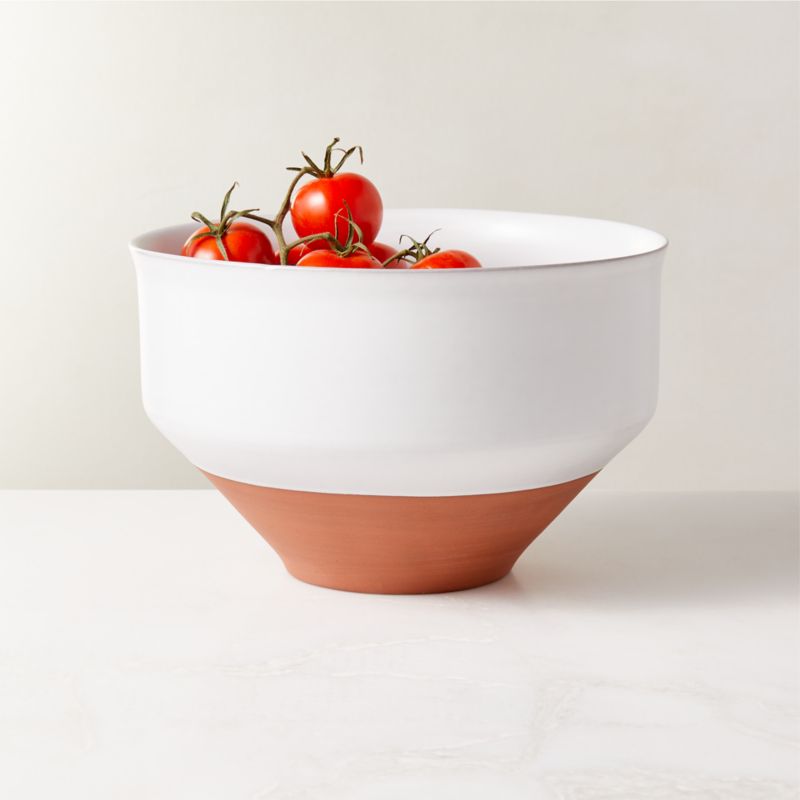 Dolce Large White Serving Bowl - image 1 of 3