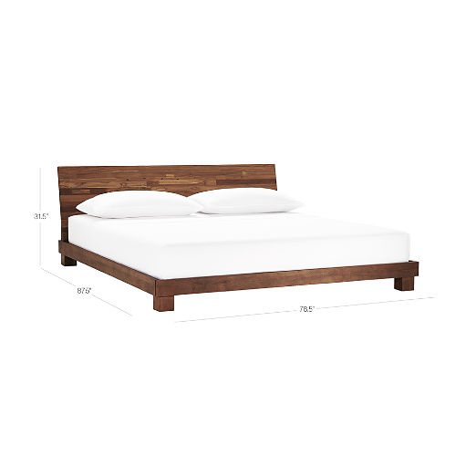 Dondra Teak Wood King Bed