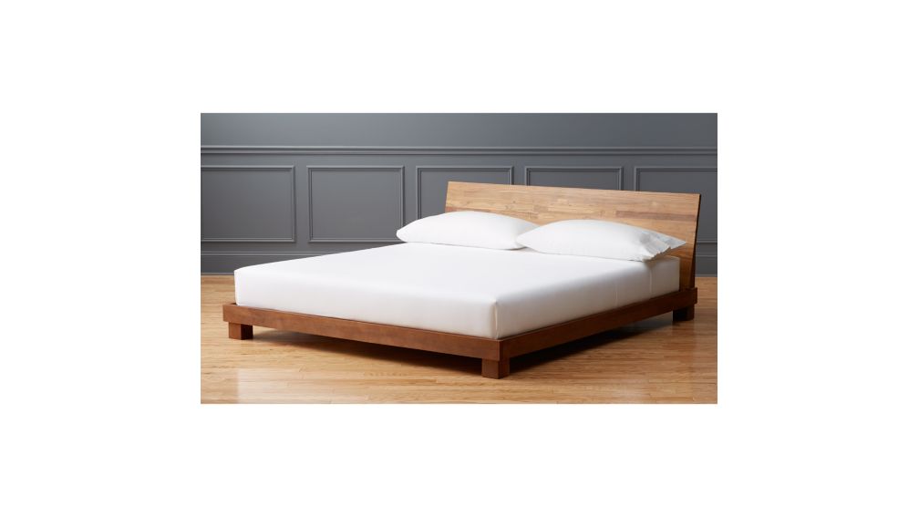 Dondra Teak King Bed + Reviews | CB2