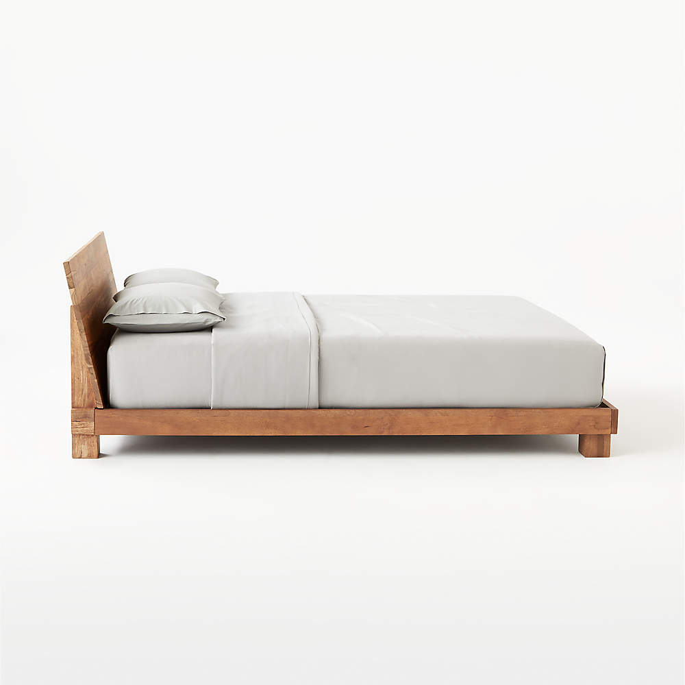 Cb2 dondra teak deals bed