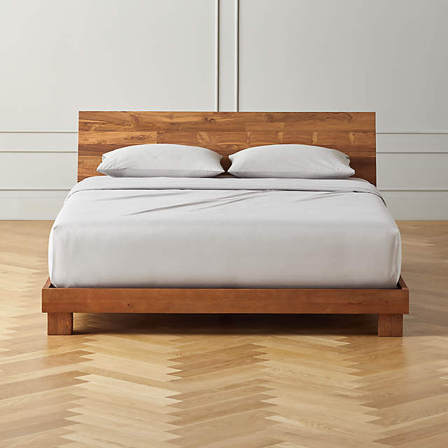 Dondra Teak Queen Bed Reviews Cb2, Beds And Bed Frames Queen