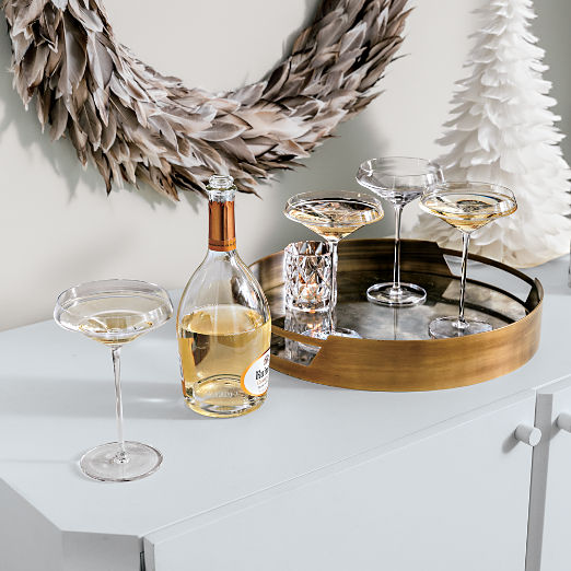 Betty Clear Glass Tealight Candle Holder Set of 6