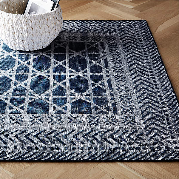 Dorian Handknotted Blue And Grey Rug, Blue Grey Area Rug Canada