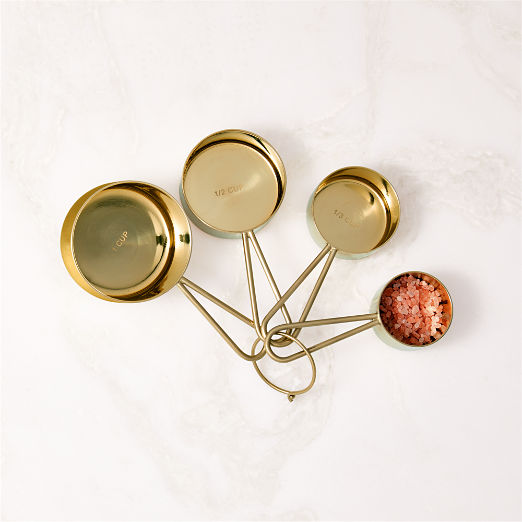 Dose Champagne Gold Measuring Cups