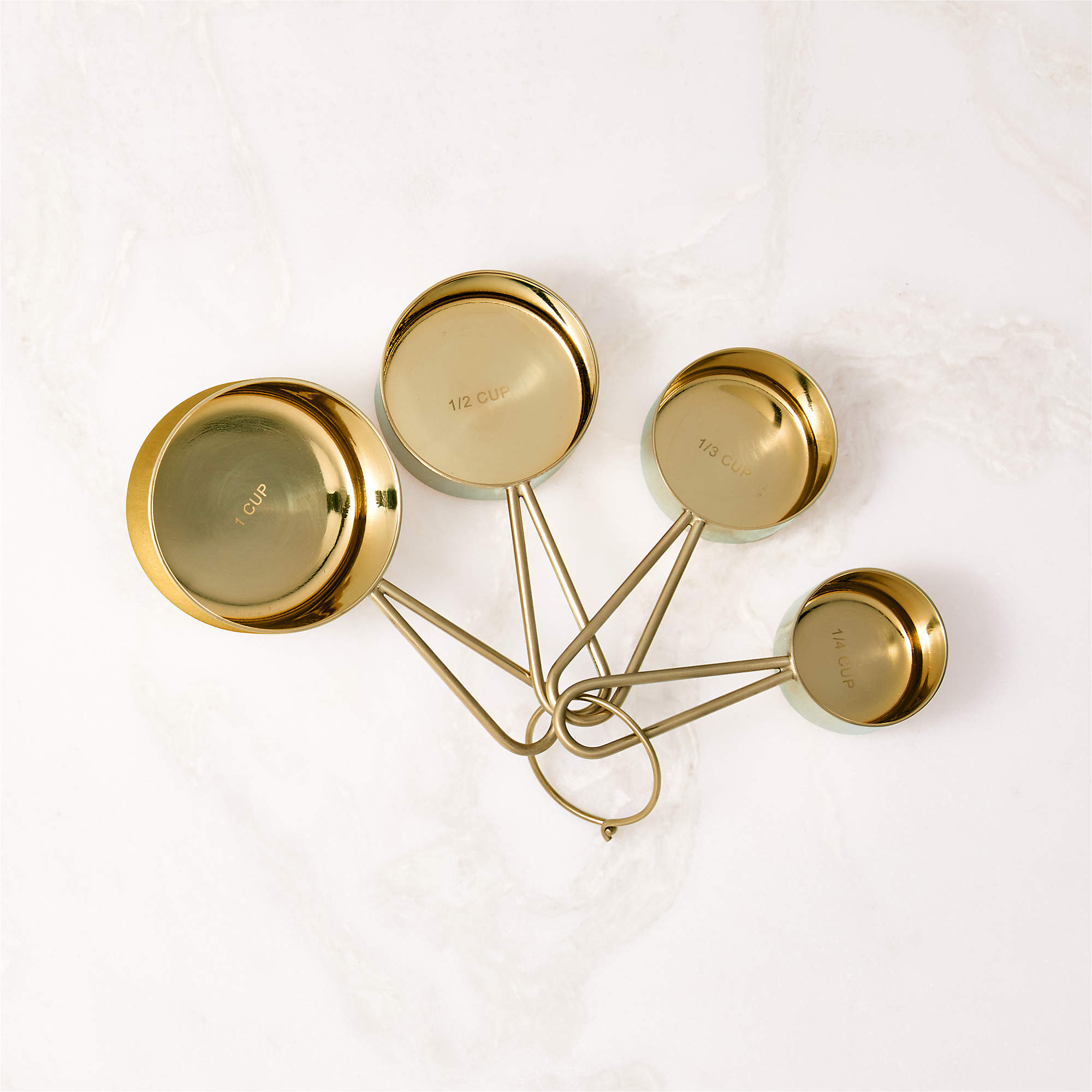 Dose Modern Champagne Gold Measuring Cups + Reviews CB2 Canada