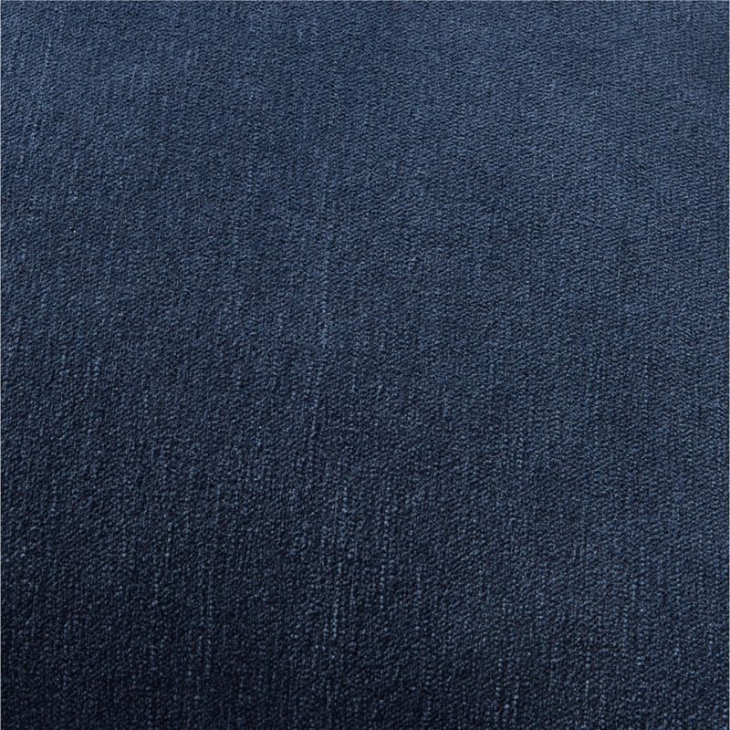 Doux Navy Blue Cotton Throw Pillow Cover 23" - image 1 of 4