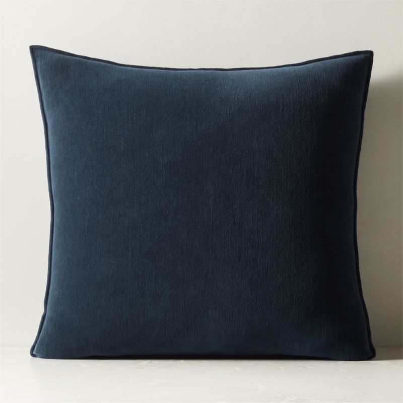 Dark blue velvet throw pillows sale