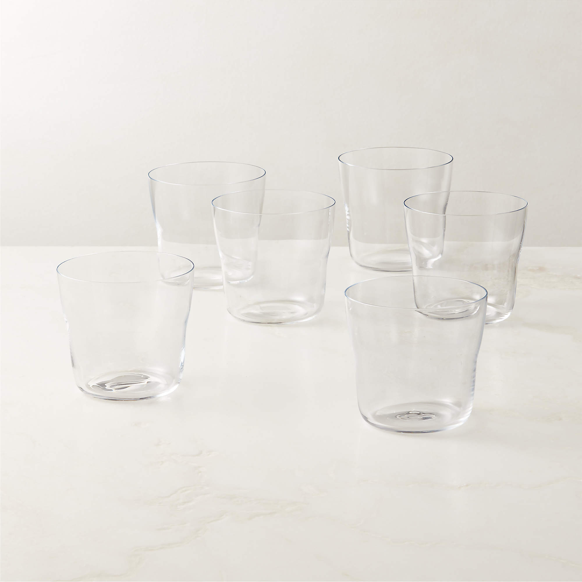 Downtown Double OldFashioned Glasses Set of 6 + Reviews CB2