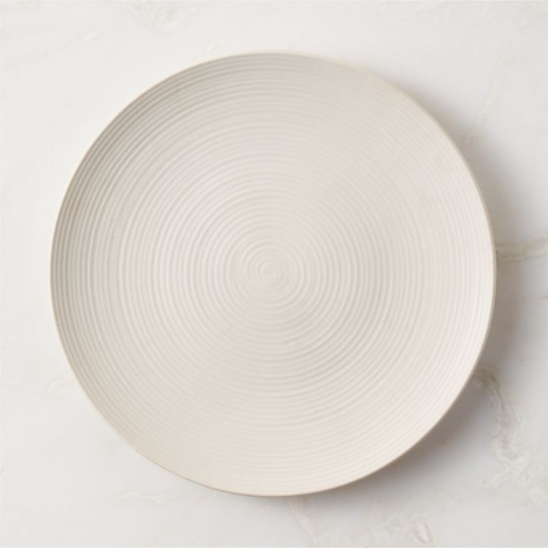 Viewing product image Downtown Off-White Dinner Plate - image 1 of 8