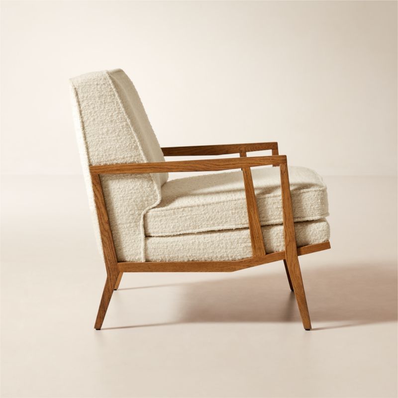 Director White Boucle Accent Chair Model 1201 by Paul McCobb - image 5 of 9