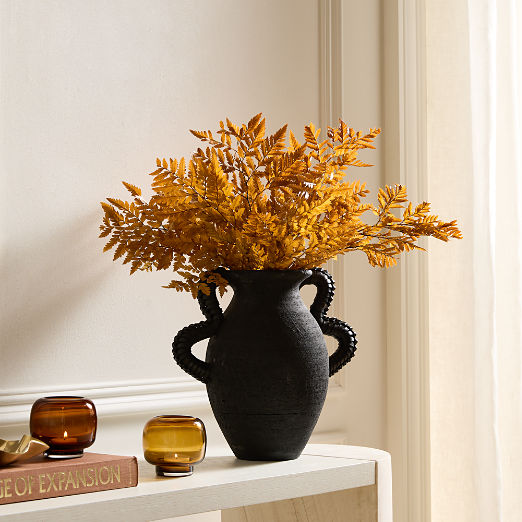 Dried Amber Fern Bunch 24"