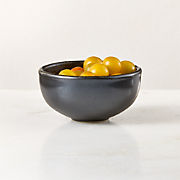 Drift Ivory Chip and Dip Bowl with Reactive Glaze