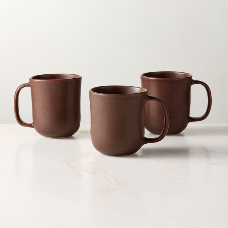 Drift Chocolate Brown Mug with Reactive Glaze - image 2 of 4