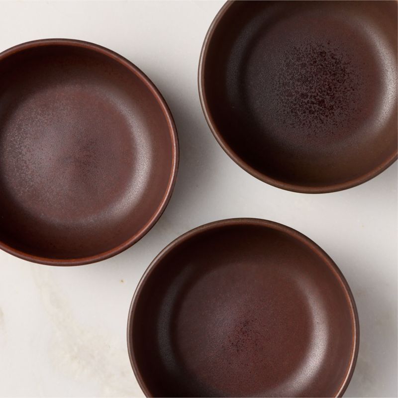 Drift Chocolate Brown Soup Bowl with Reactive Glaze - image 2 of 5