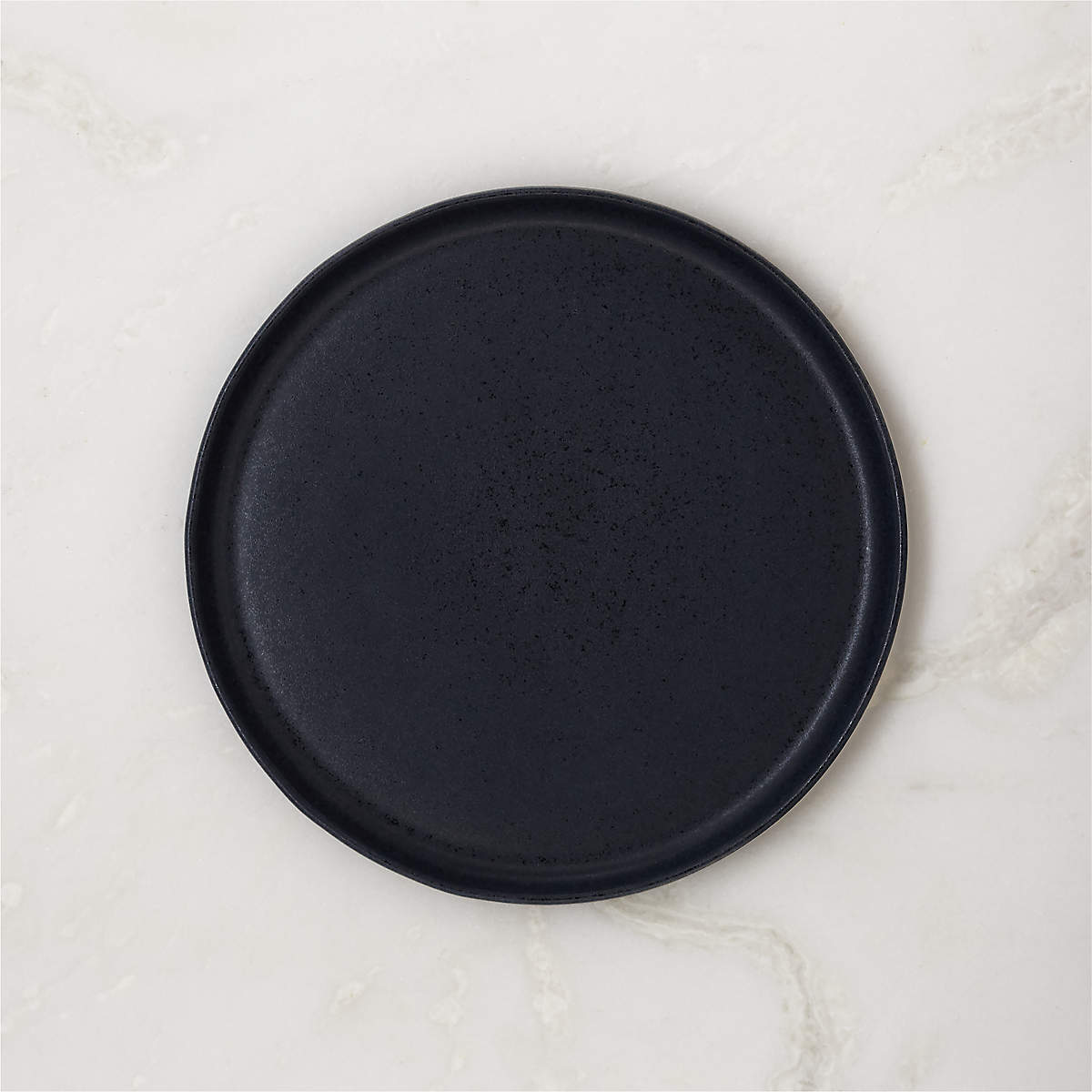 Drift Dark Blue Salad Plate with Reactive Glaze + Reviews | CB2