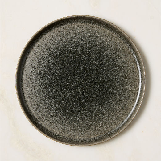 Drift Grey Dinner Plate with Reactive Glaze