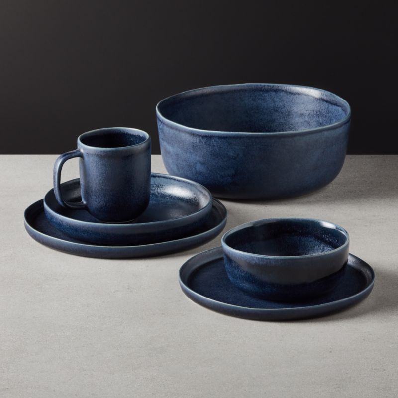 indigo dinnerware