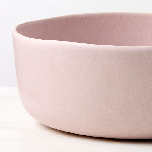 Drift Lilac Serving Bowl with Reactive Glaze