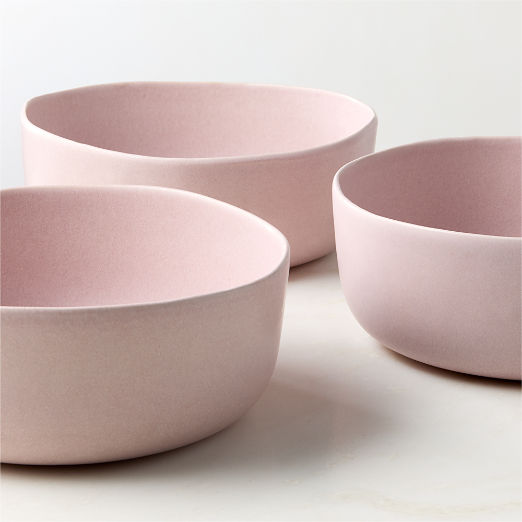 Drift Lilac Serving Bowl with Reactive Glaze