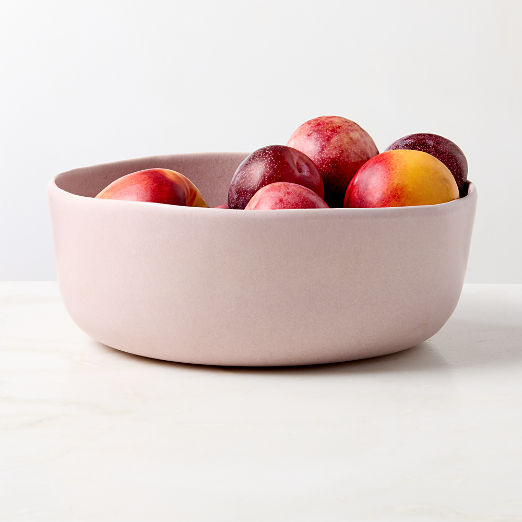 Drift Lilac Serving Bowl with Reactive Glaze