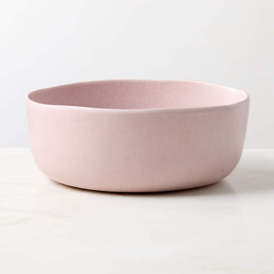 Drift Lilac Serving Bowl with Reactive Glaze