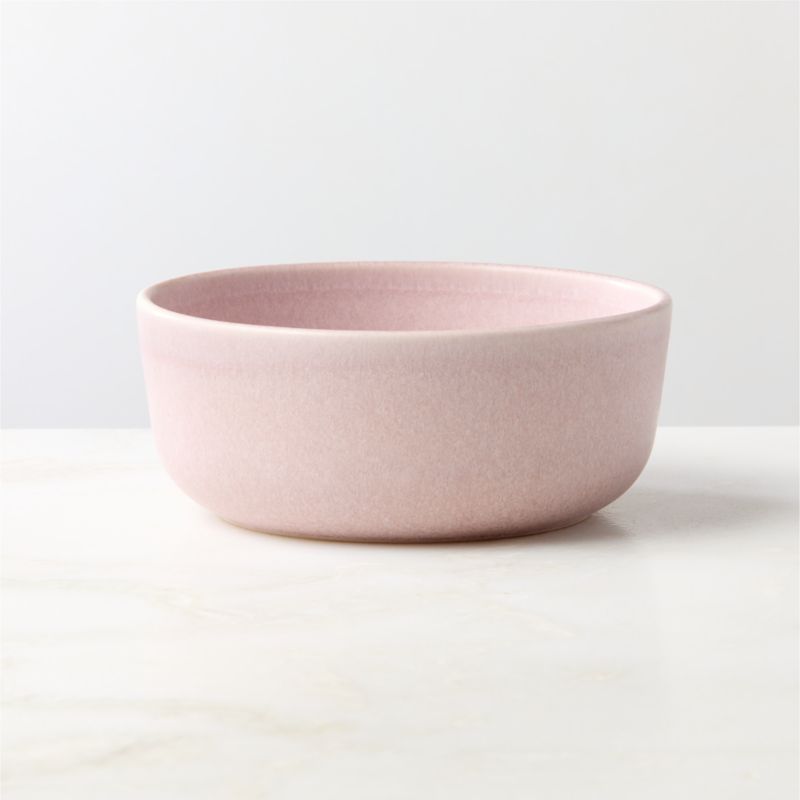 Drift Lilac Soup Bowls with Reactive Glaze Set of 6