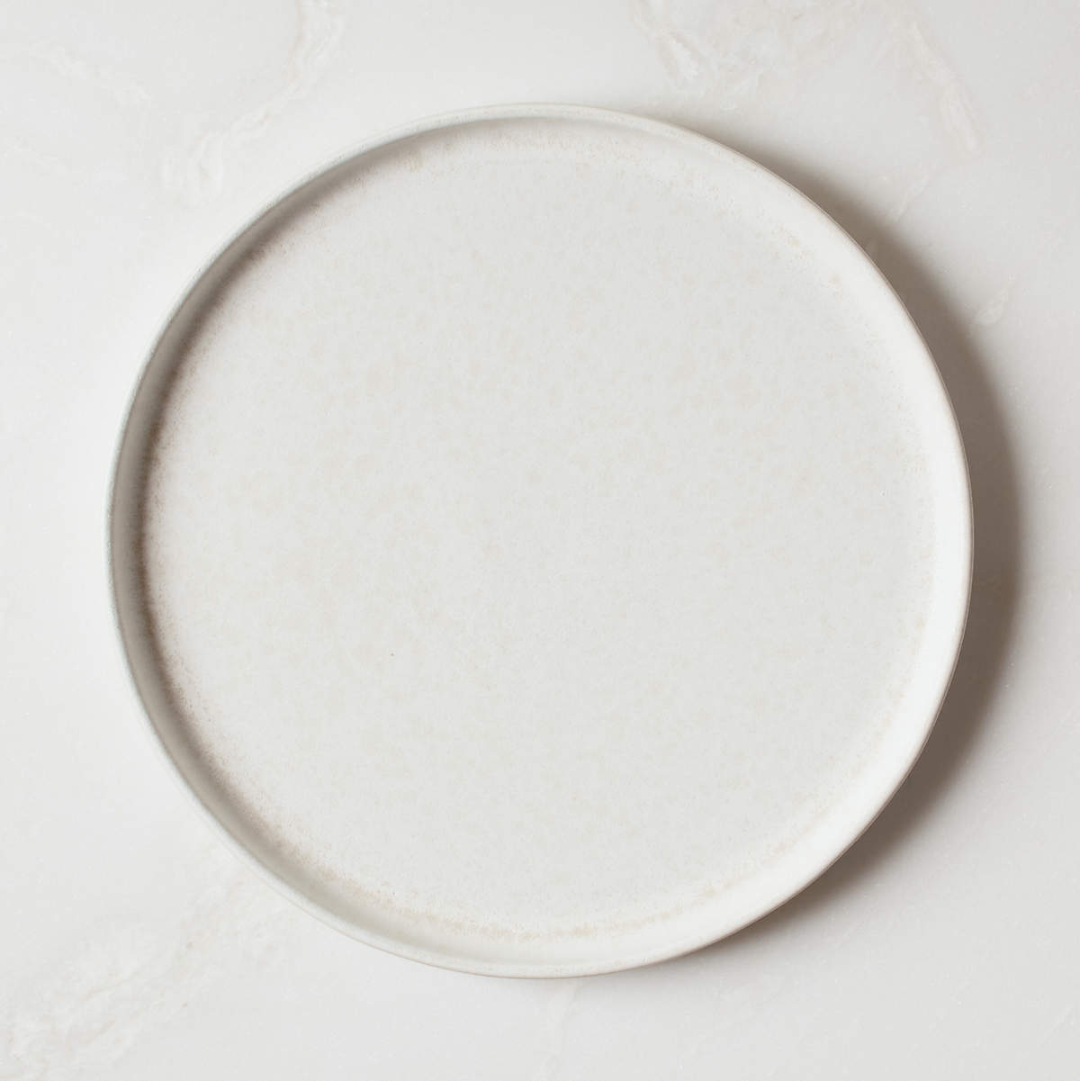 Drift Modern White Dinner Plate + Reviews | CB2