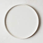 Drift Ivory Dinner Plate with Matte Reactive Glaze