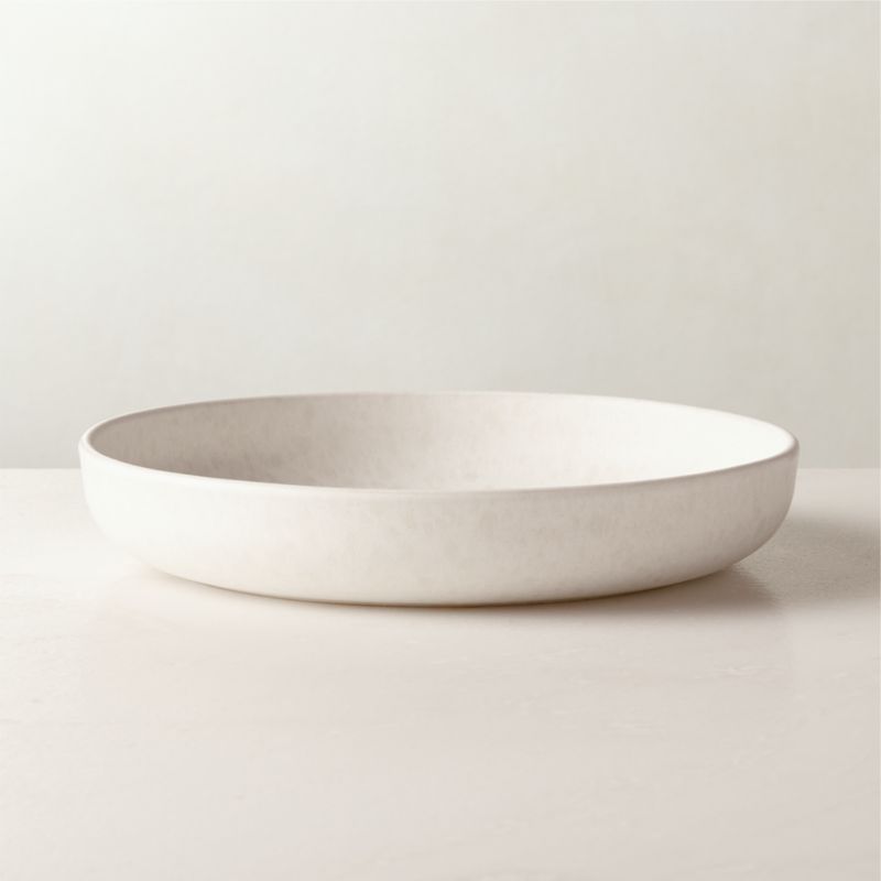 Drift White Pasta Bowl with Reactive Glaze - image 0 of 8