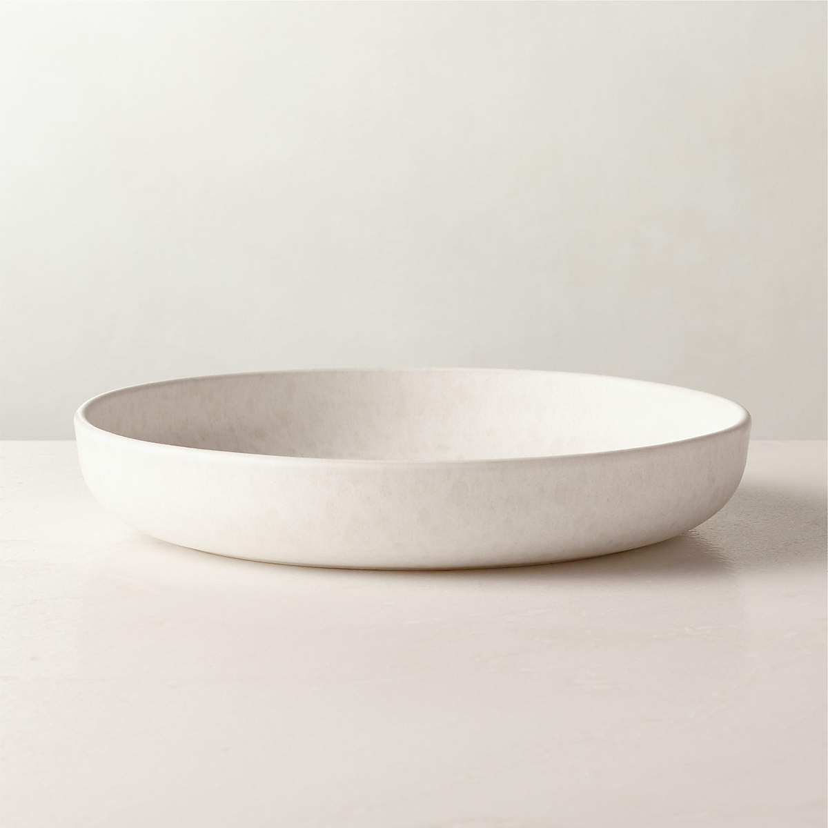 Drift Modern White Pasta Bowl + Reviews | CB2